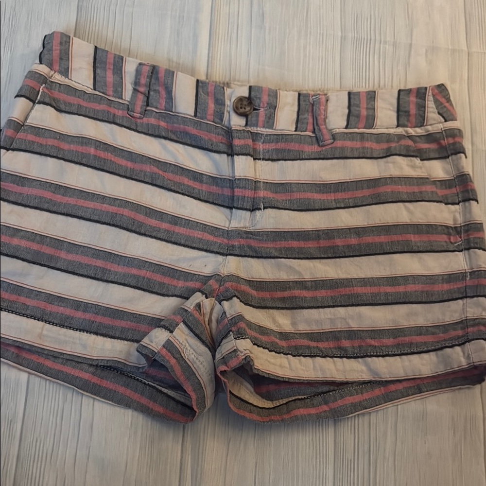 Merona Pink and Gray High Waist Shorts